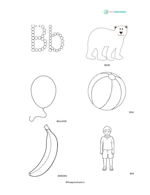 Alphabets Coloring Pages - Free Preschool