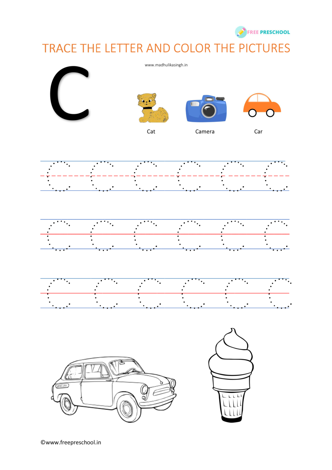 Alphabet tracing worksheets for preschool A to Z-156 pages - Free Preschool