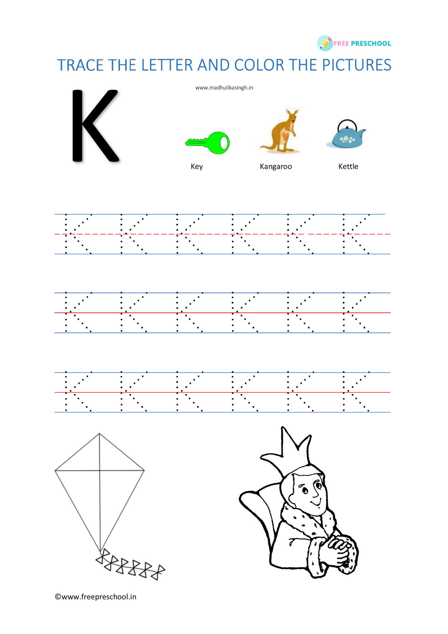 Alphabet tracing worksheets for preschool A to Z-156 pages - Free Preschool