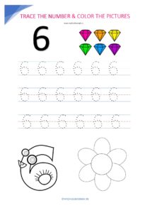 printable number tracing worksheets 1 12 free preschool