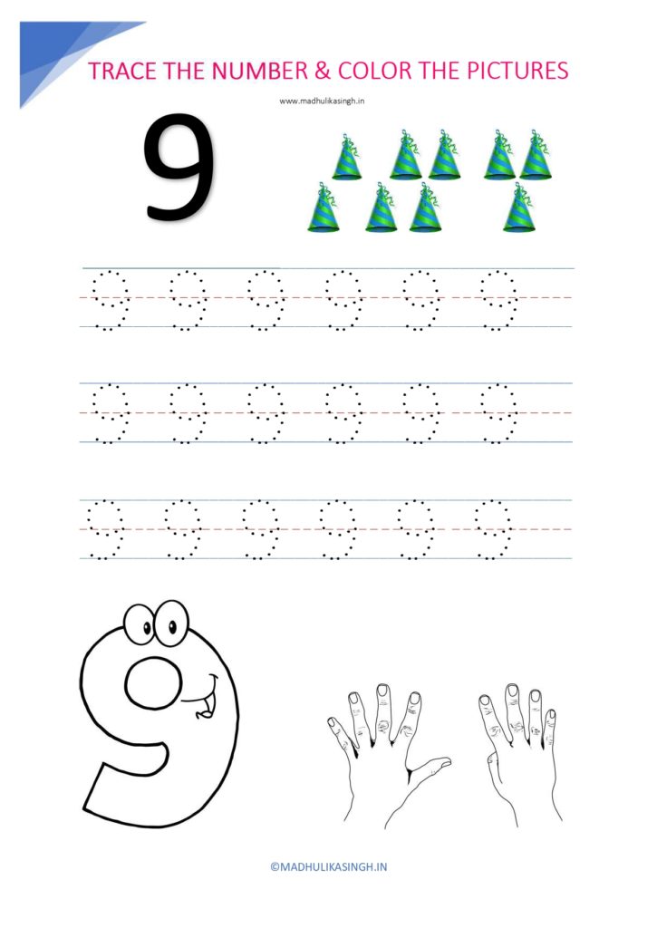 Printable Number Tracing Worksheets 1-12 - Free Preschool