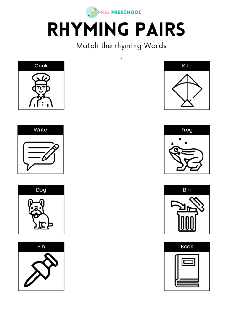 Rhyming Pairs Printable Worksheet-3