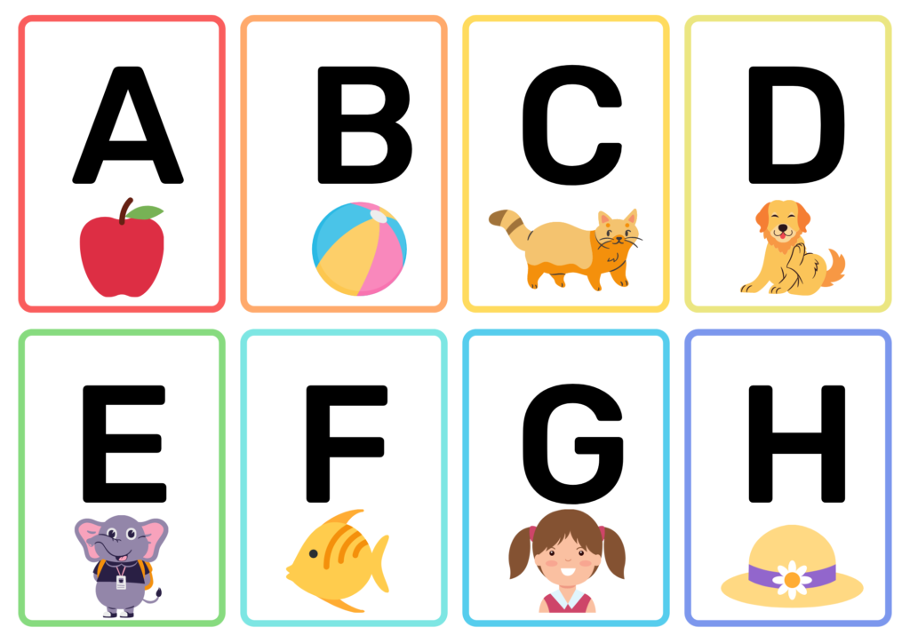 Abc Flash Card Free Printable