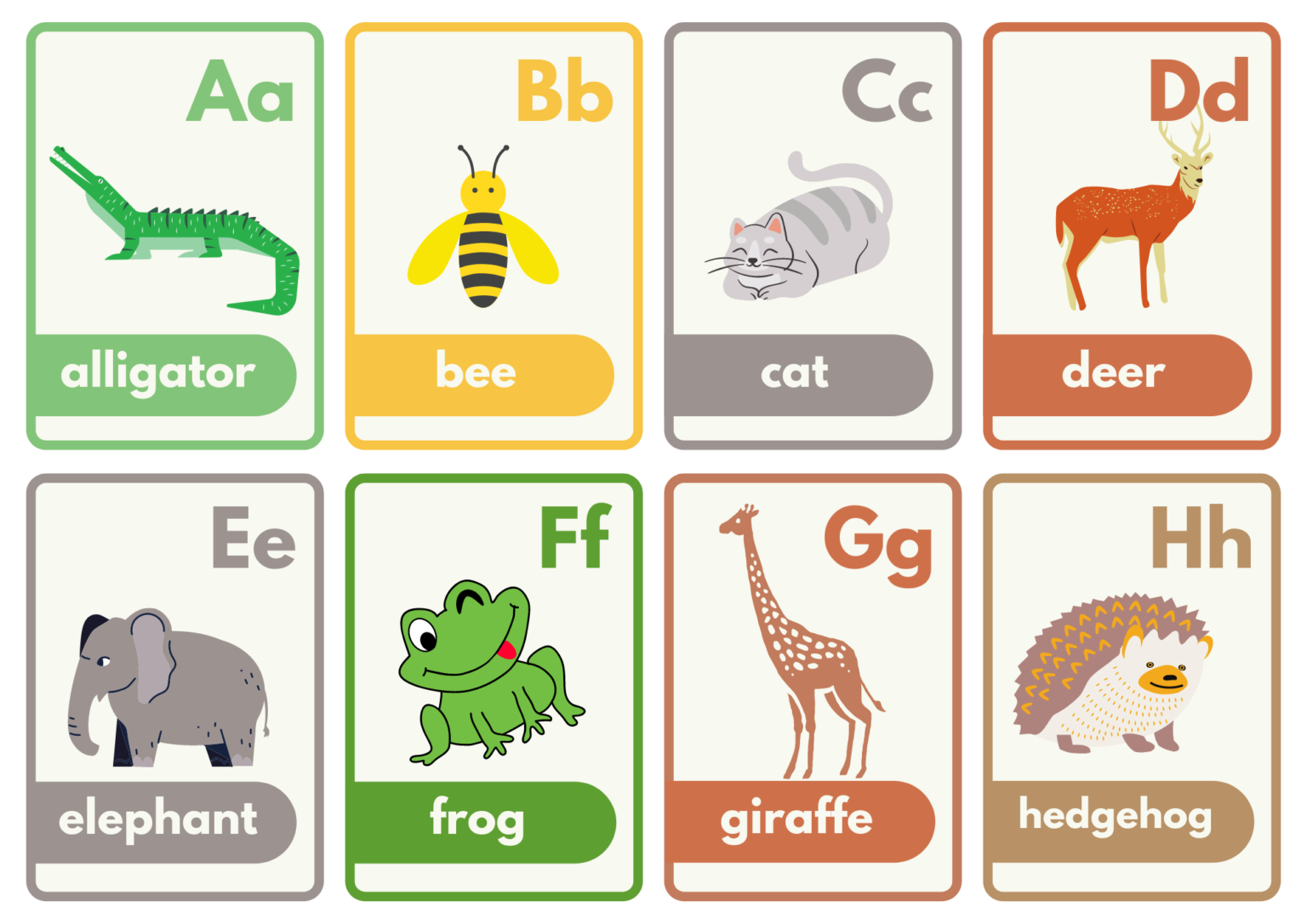 10+ Printable Alphabet Flash Cards for Baby PDF - Free Preschool